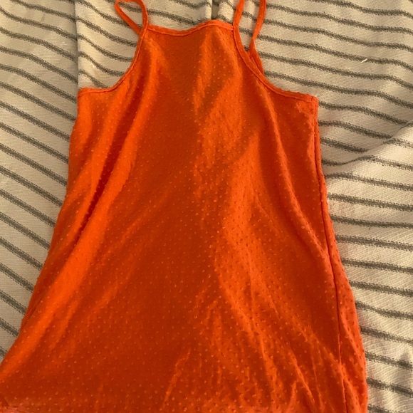 Orange polka dot tank top - Picture 2 of 2